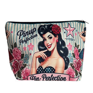 Pinup Perfection Cosmetic Makeup Travel Bag NWT